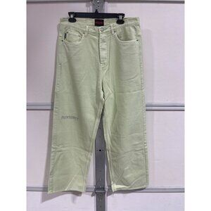 NEW PLEASURES GREEN FORMULA TROUSERS SZ 32